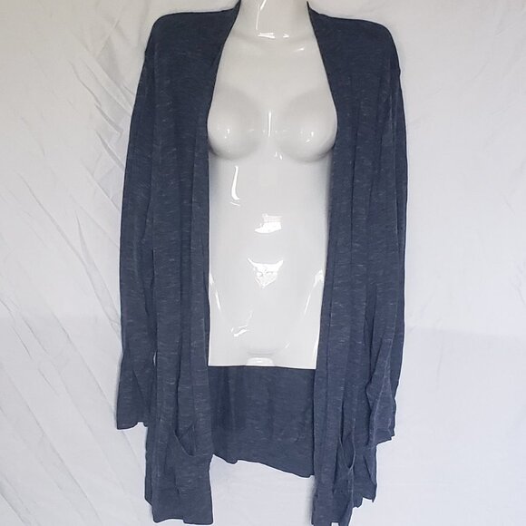 Ladies CROFT & BARROW Open Front Cardigan in Heather Blue - 3X - Picture 1 of 4